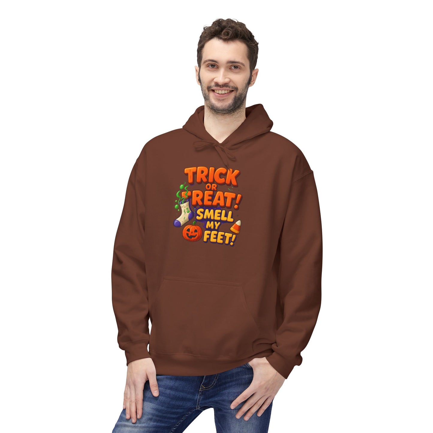Trick or Treat, Smell my Feet Men's Hoodie