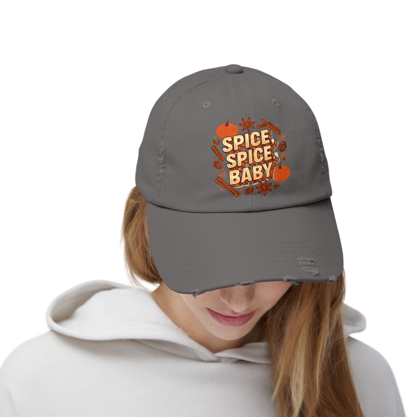 Spice Spice Baby Unisex Distressed Cap