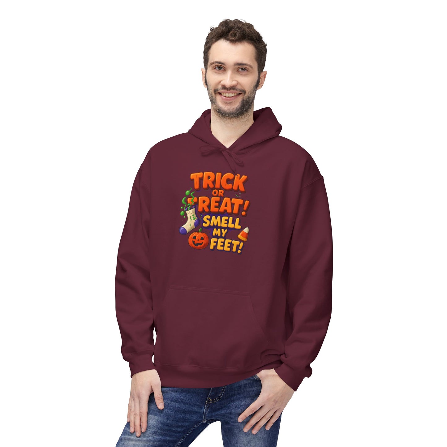 Trick or Treat, Smell my Feet Men's Hoodie