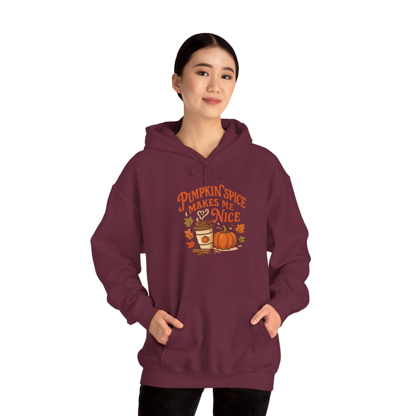 Pumpkin Spice Makes Me Nice Hoodie
