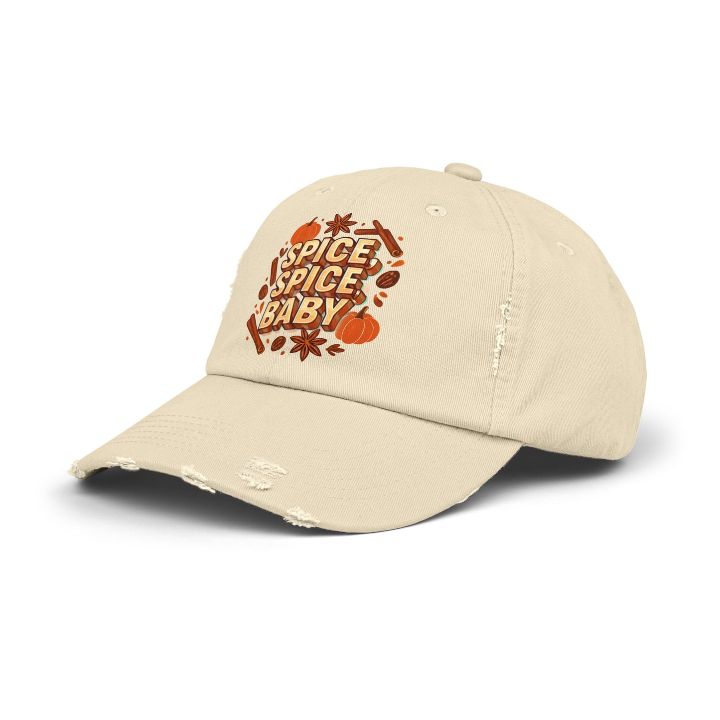 Spice Spice Baby Unisex Distressed Cap