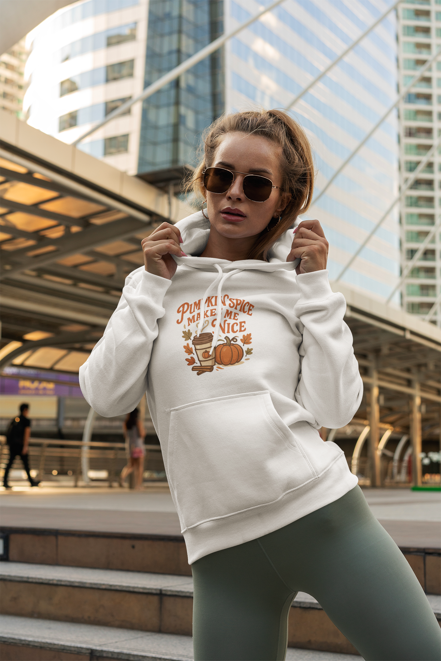 Pumpkin Spice Makes Me Nice Hoodie