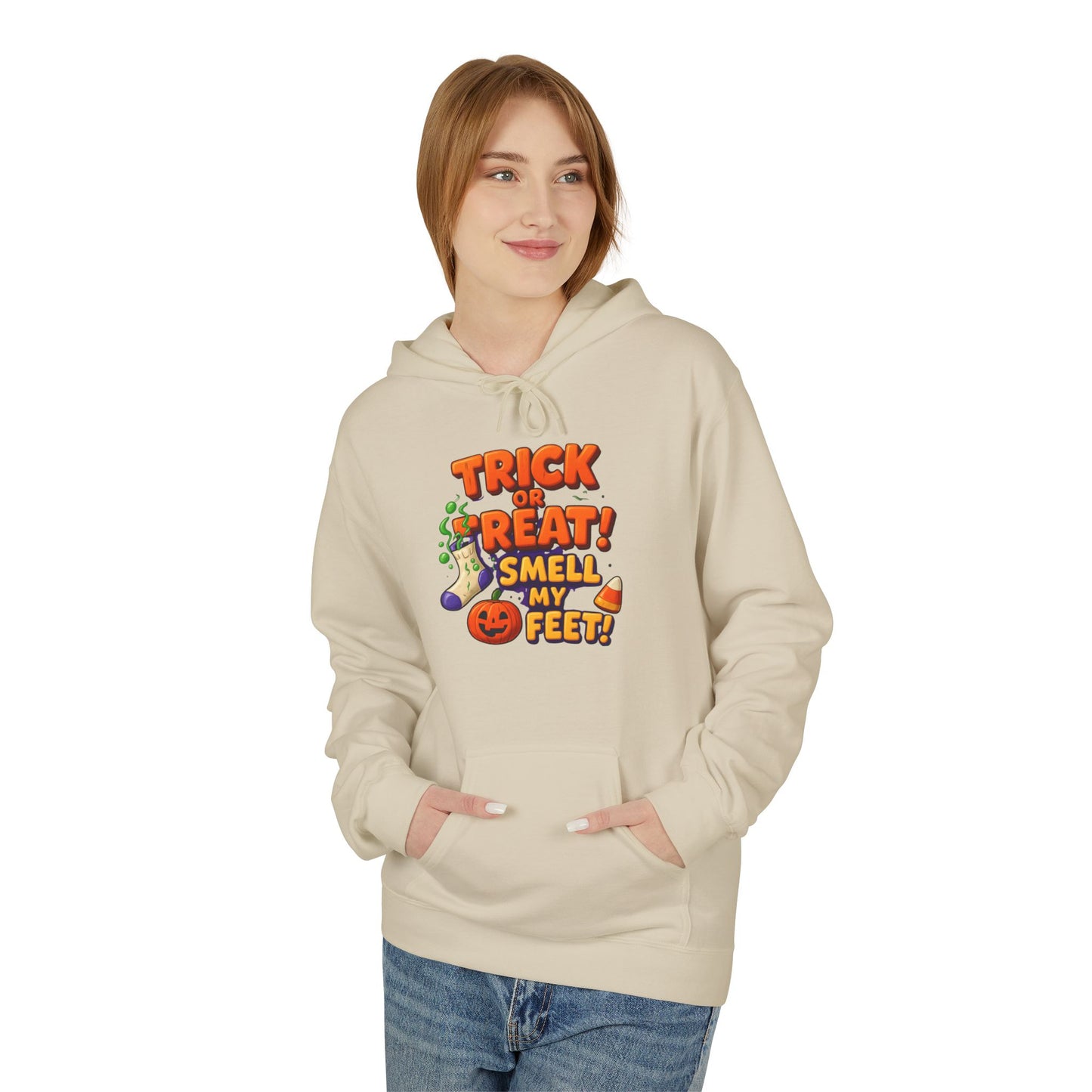 Trick or Treat, Smell my Feet Men's Hoodie