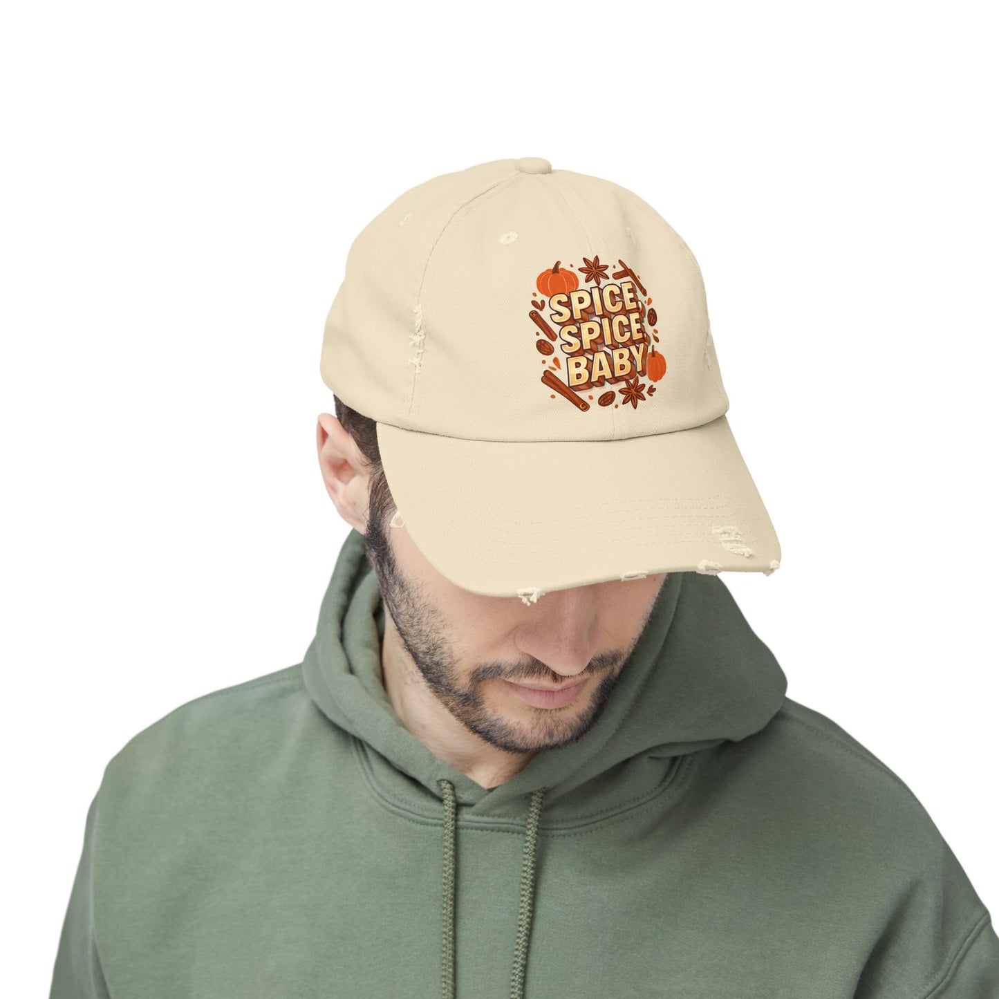Spice Spice Baby Unisex Distressed Cap