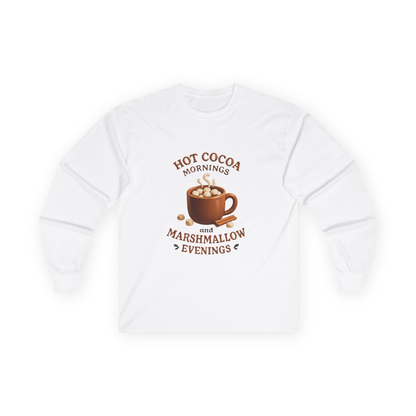 Hot cocoa mornings and marshmallow evenings.