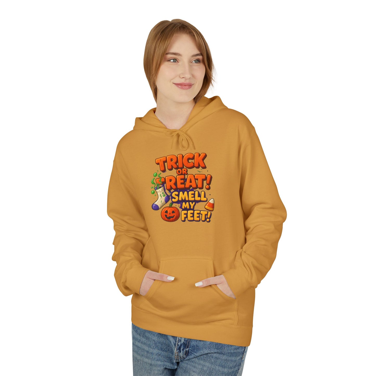 Trick or Treat, Smell my Feet Men's Hoodie