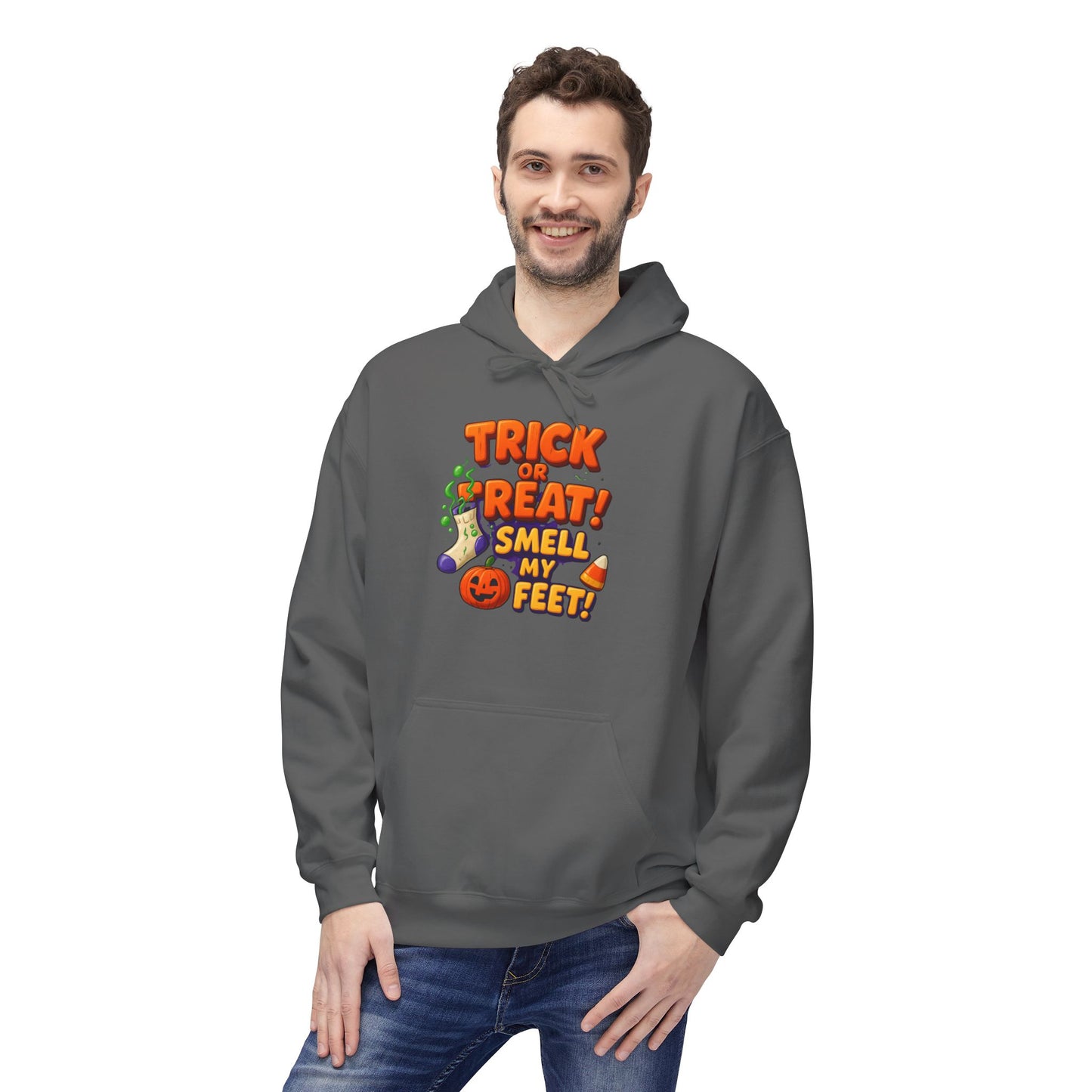 Trick or Treat, Smell my Feet Men's Hoodie