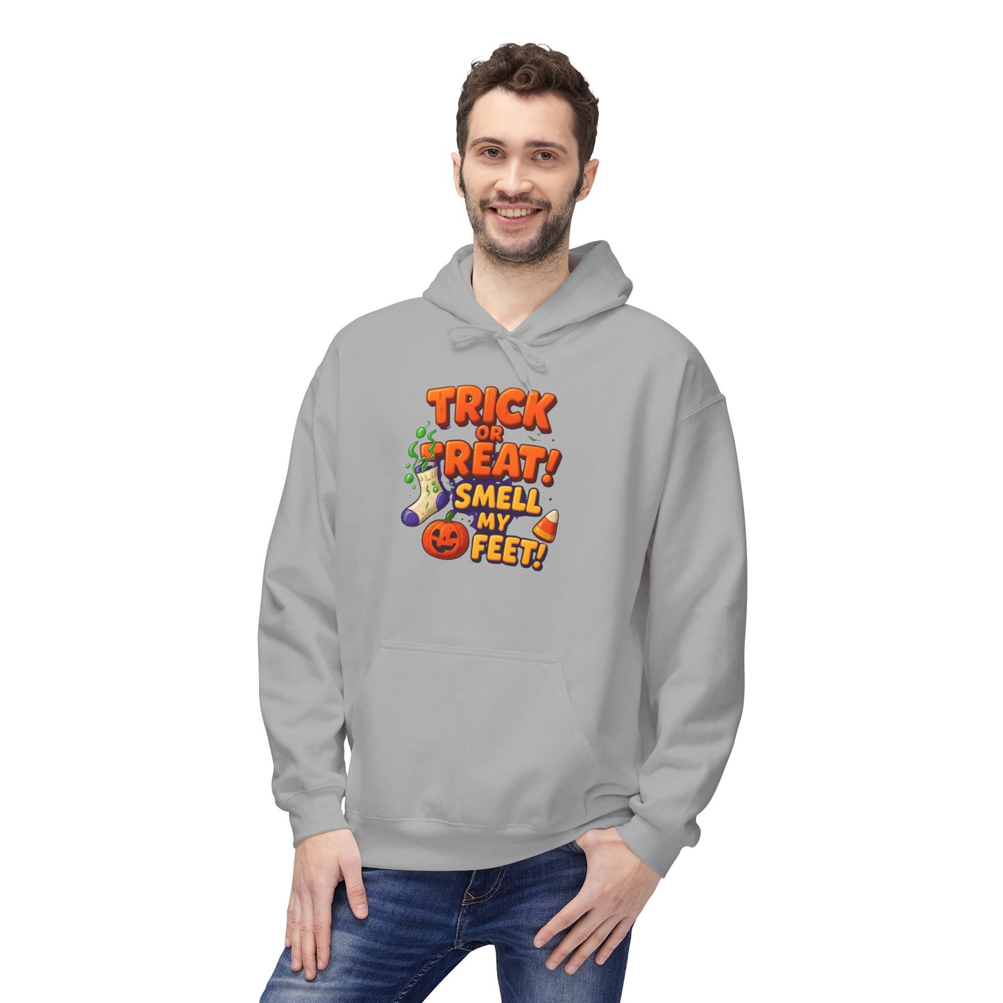 Trick or Treat, Smell my Feet Men's Hoodie