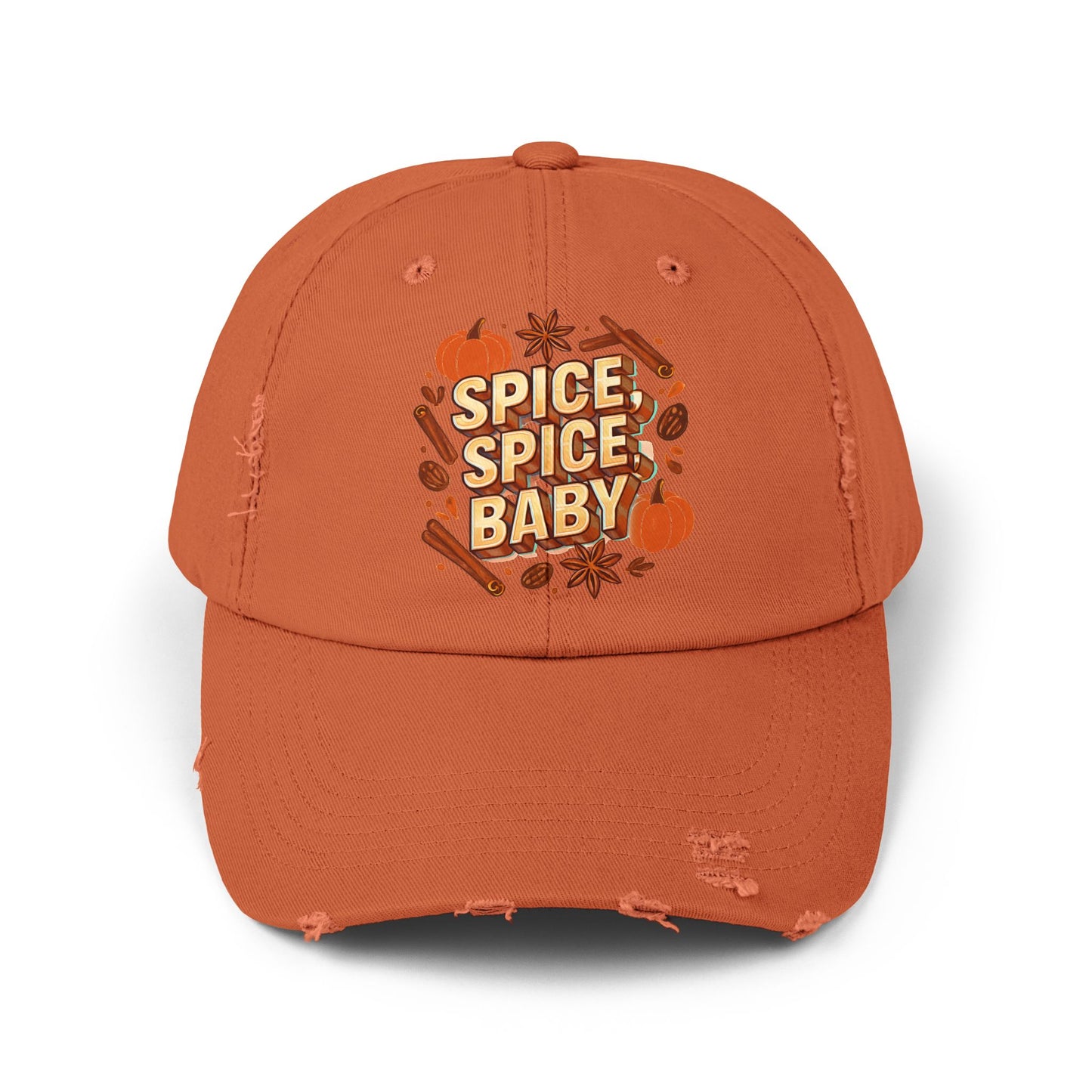 Spice Spice Baby Unisex Distressed Cap