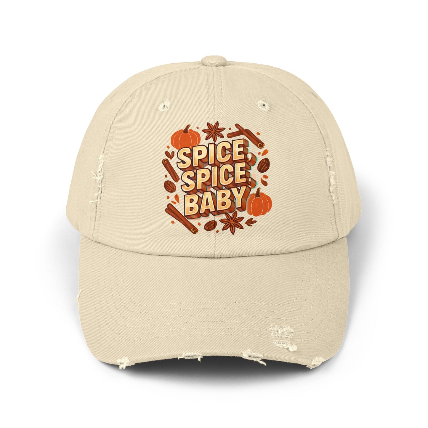 Spice Spice Baby Unisex Distressed Cap