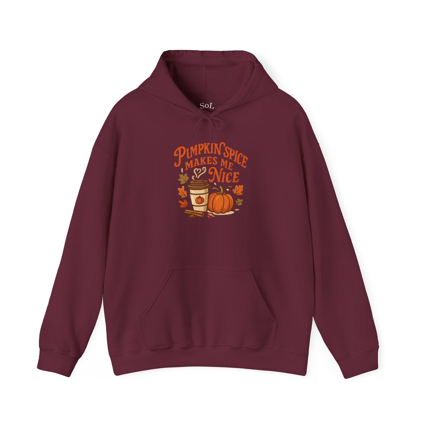 Pumpkin Spice Makes Me Nice Hoodie