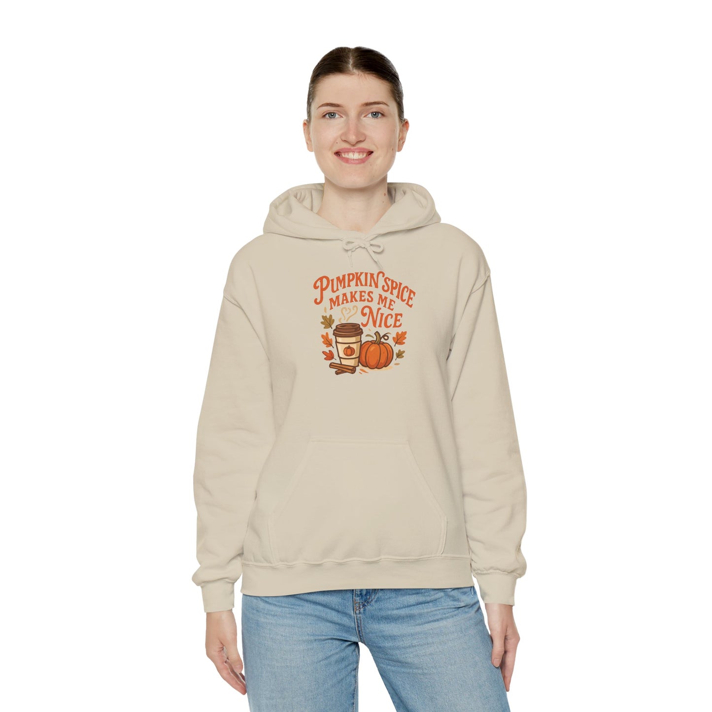 Pumpkin Spice Makes Me Nice Hoodie