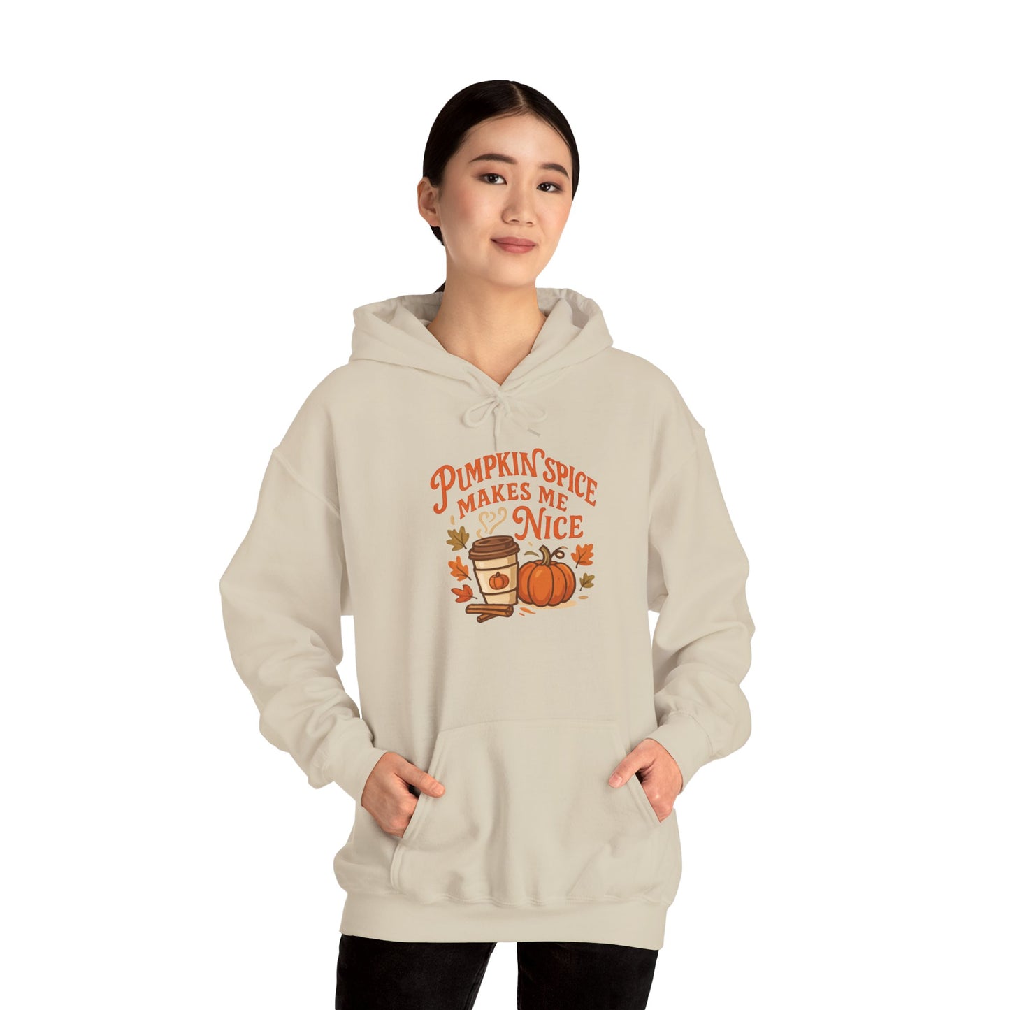 Pumpkin Spice Makes Me Nice Hoodie