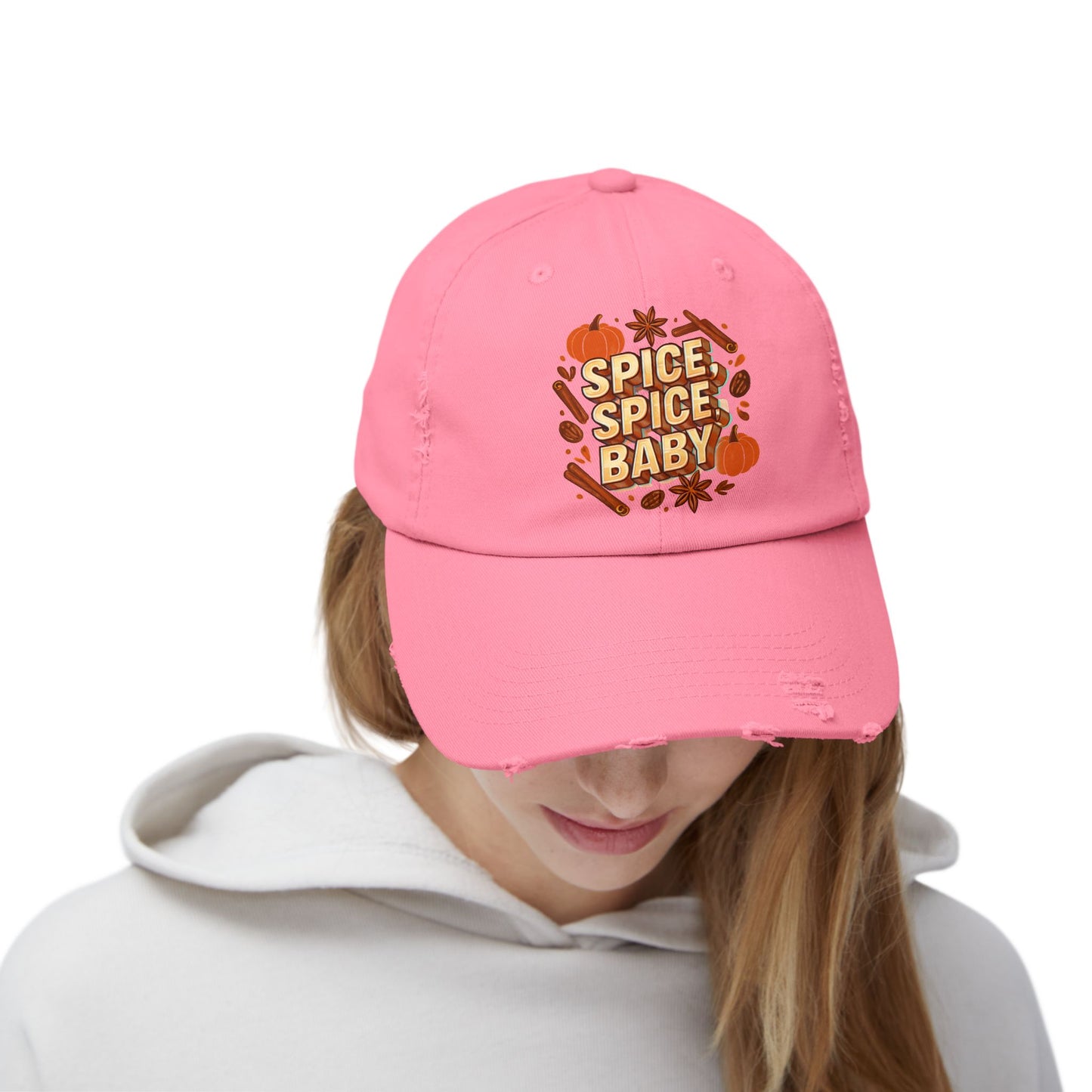 Spice Spice Baby Unisex Distressed Cap