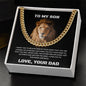 To My Son | I Love You To The Moon & Back -- Cuban Link Chain