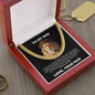 To My Son | I Love You To The Moon & Back -- Cuban Link Chain