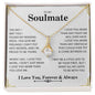To My Soulmate | I Love You, Forever & Always - Alluring Beauty necklace