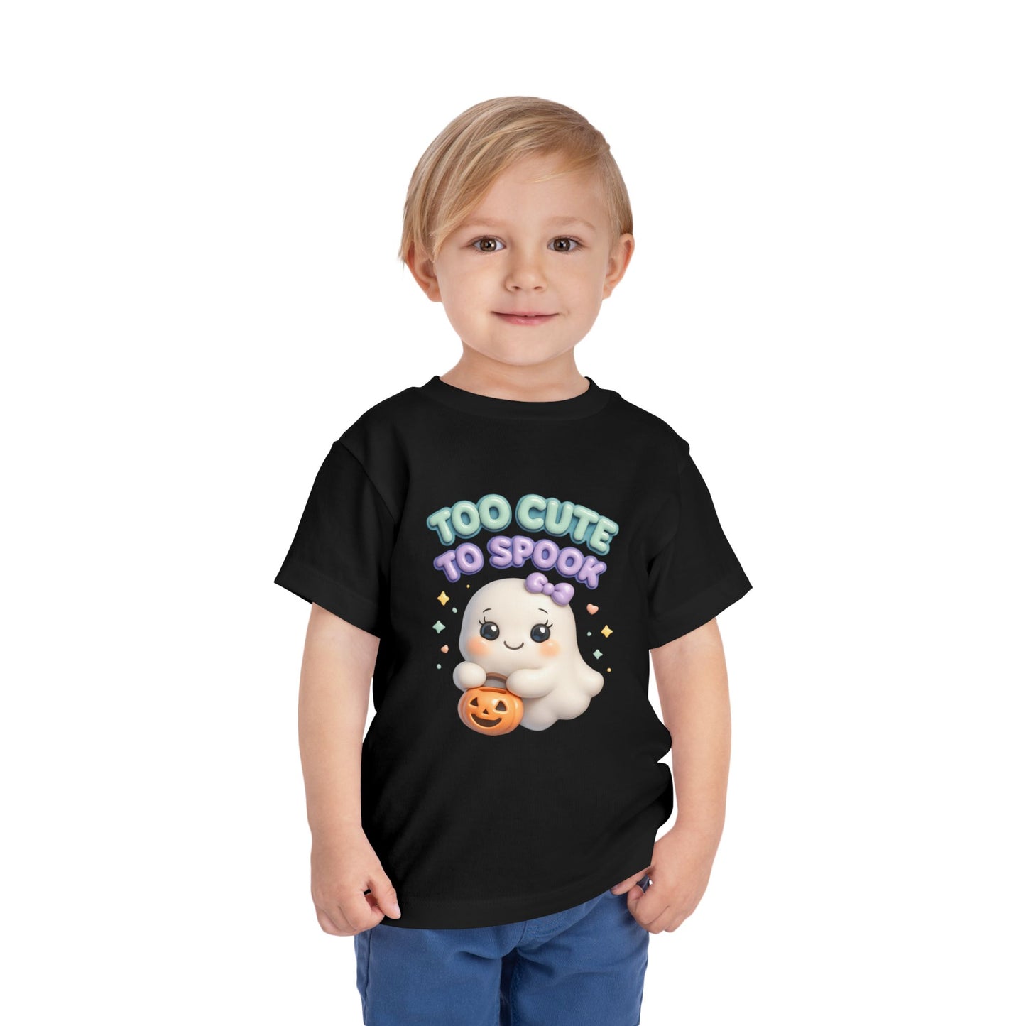 Too Cute to Spook Toddler Short Sleeve Tee