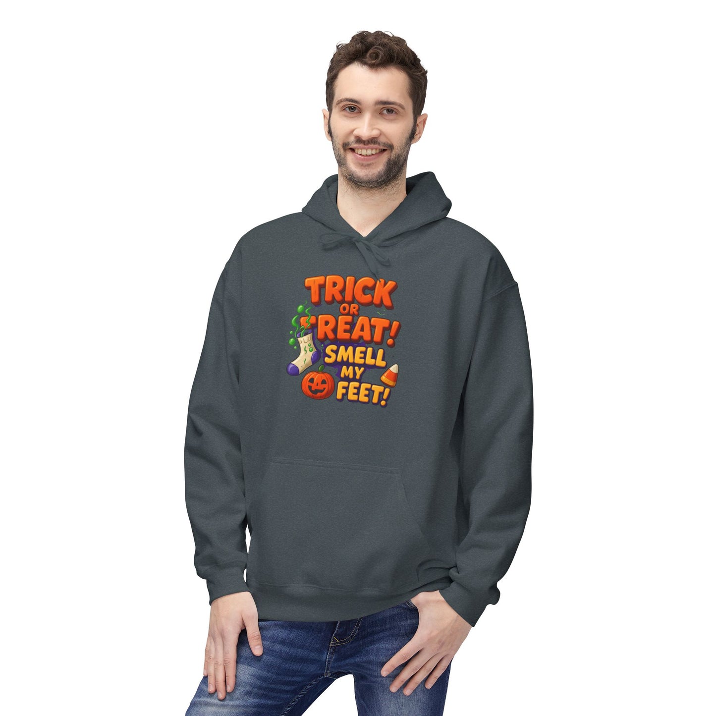 Trick or Treat, Smell my Feet Men's Hoodie