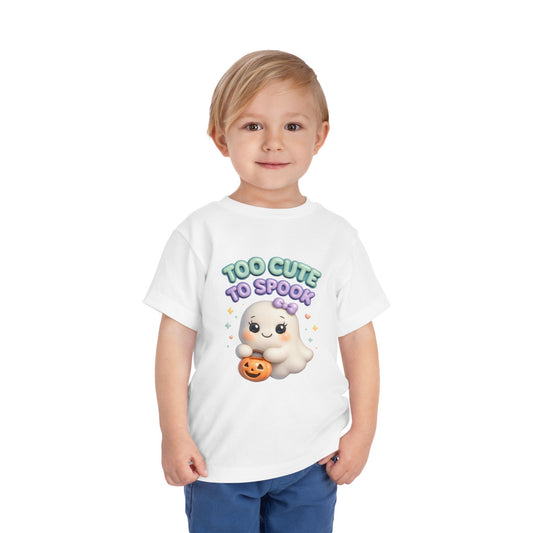 Too Cute to Spook Toddler Short Sleeve Tee