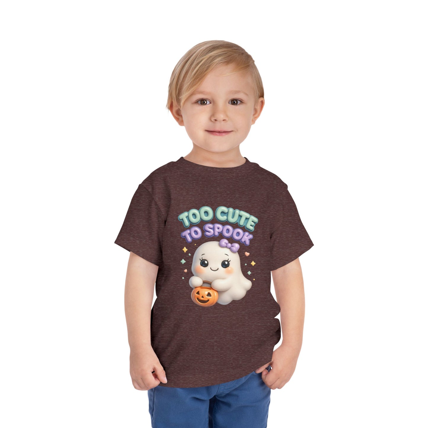 Too Cute to Spook Toddler Short Sleeve Tee