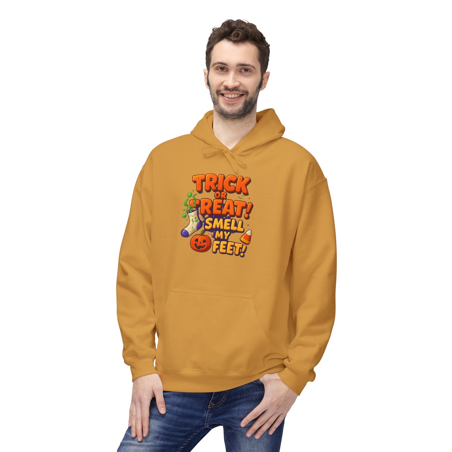 Trick or Treat, Smell my Feet Men's Hoodie