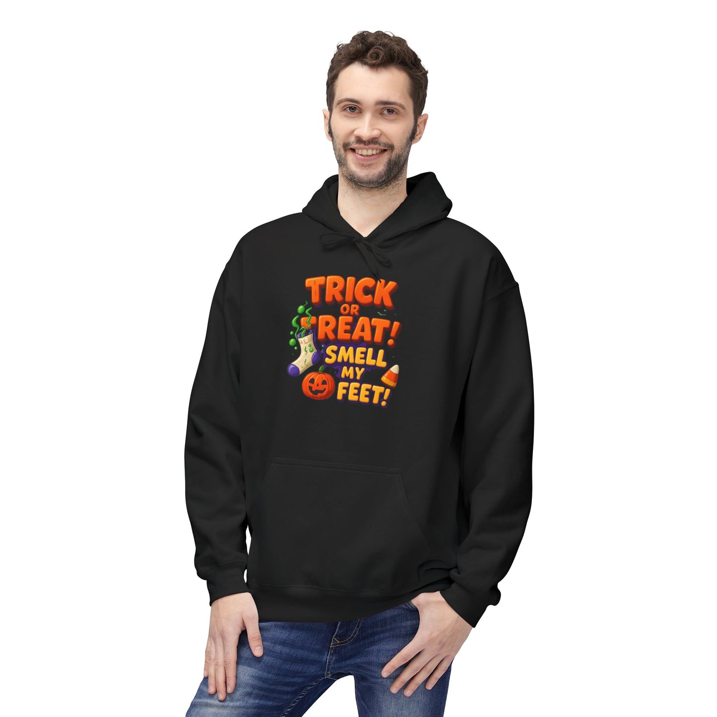 Trick or Treat, Smell my Feet Men's Hoodie
