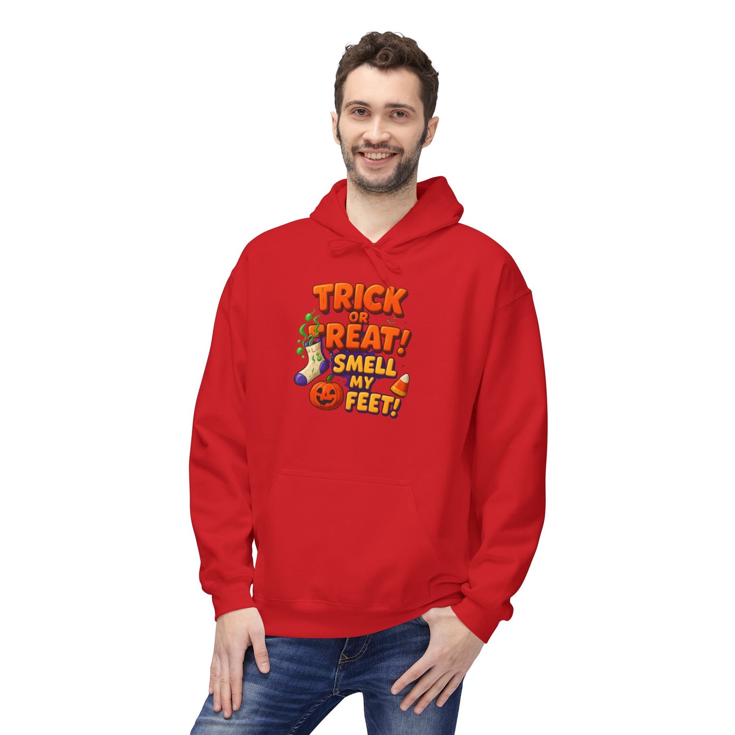 Trick or Treat, Smell my Feet Men's Hoodie