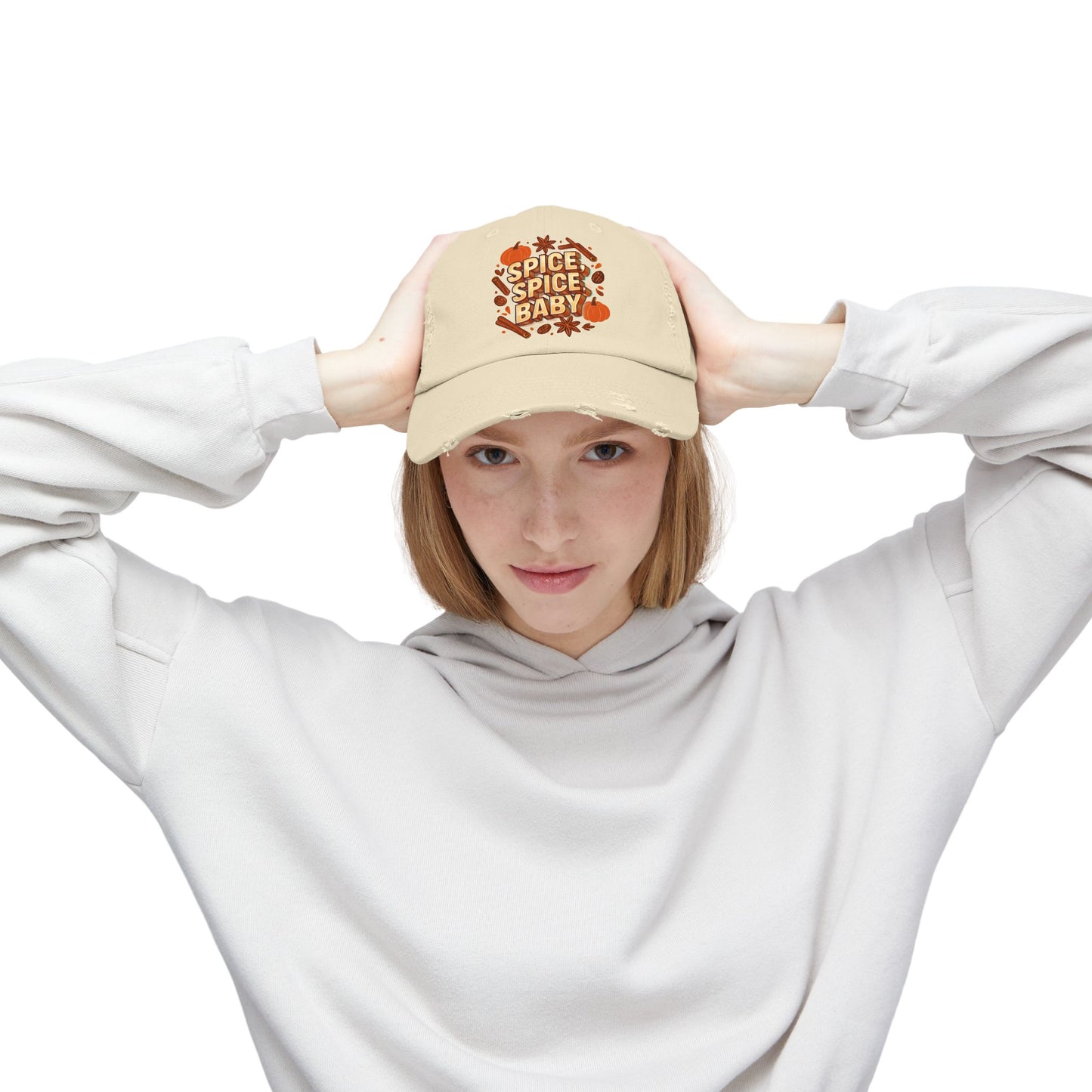 Spice Spice Baby Unisex Distressed Cap