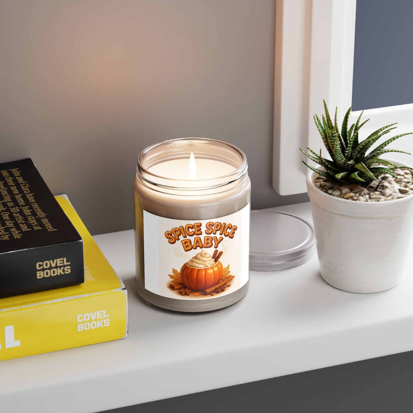 Spice Spice Baby Soy Candles with White Lid, 9oz