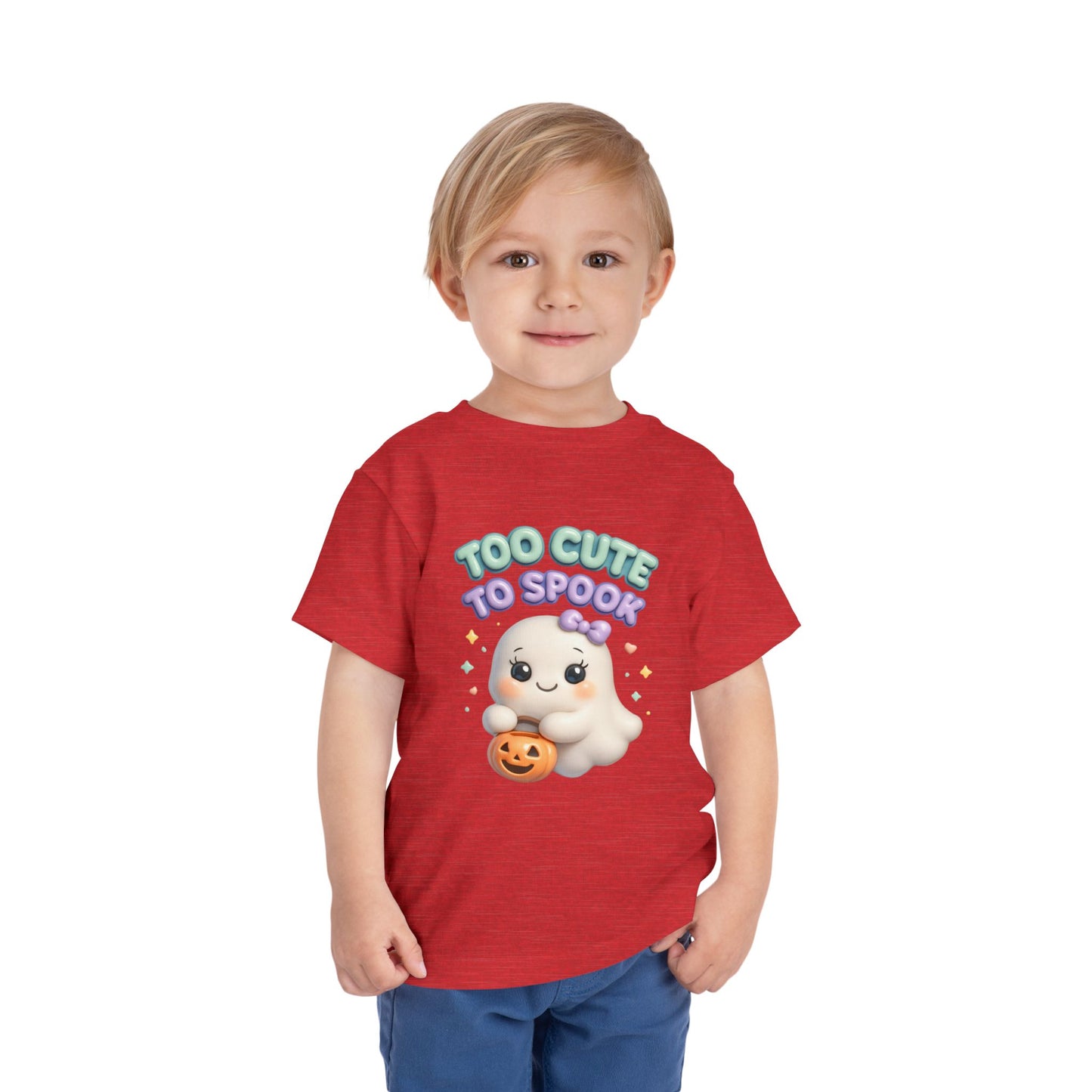 Too Cute to Spook Toddler Short Sleeve Tee