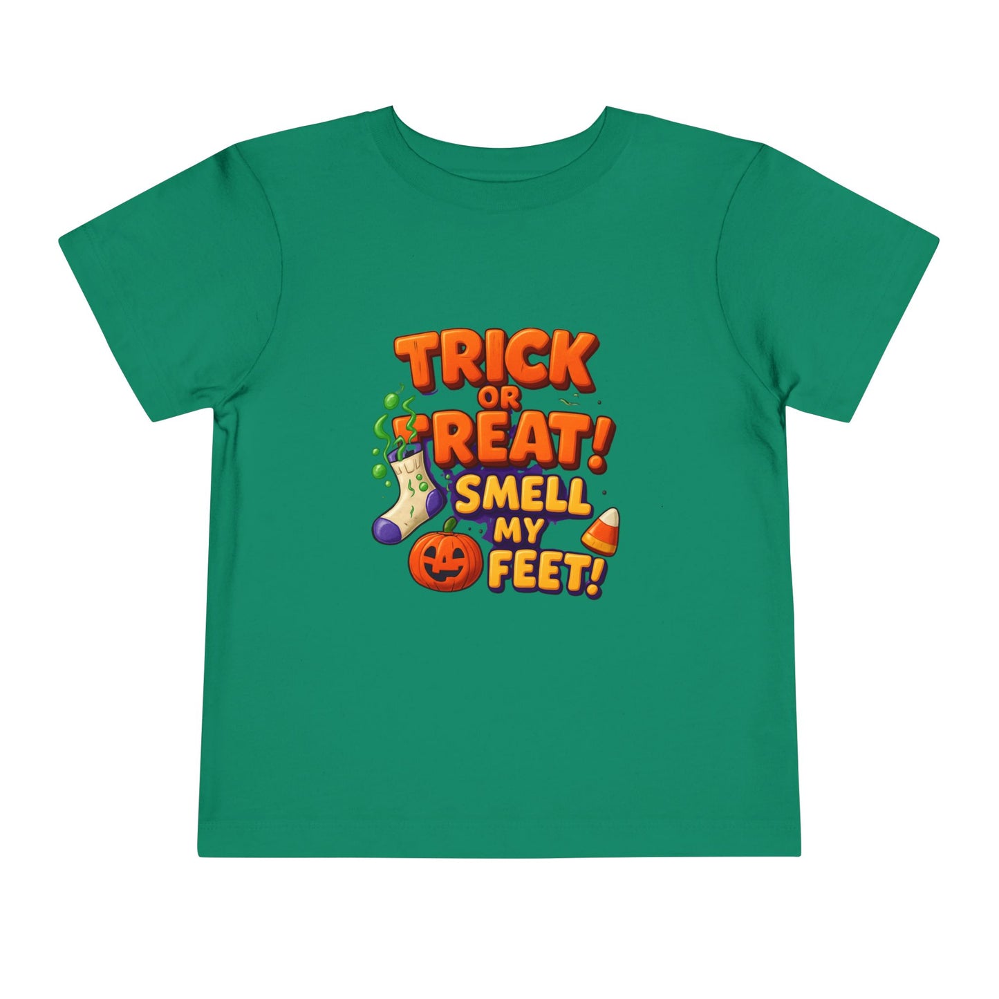 Toddler Trick or Treat Smell My Feet  Short Sleeve Tee