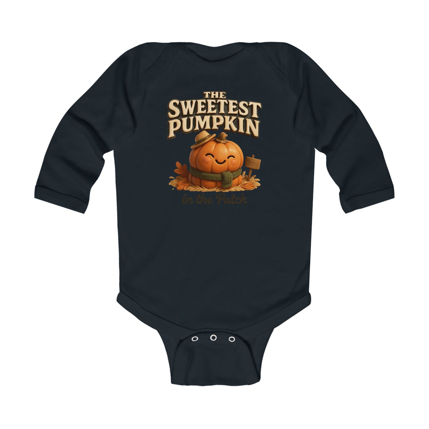 The Sweetest Pumpkin in the Patch Baby Long Sleeve Bodysuit