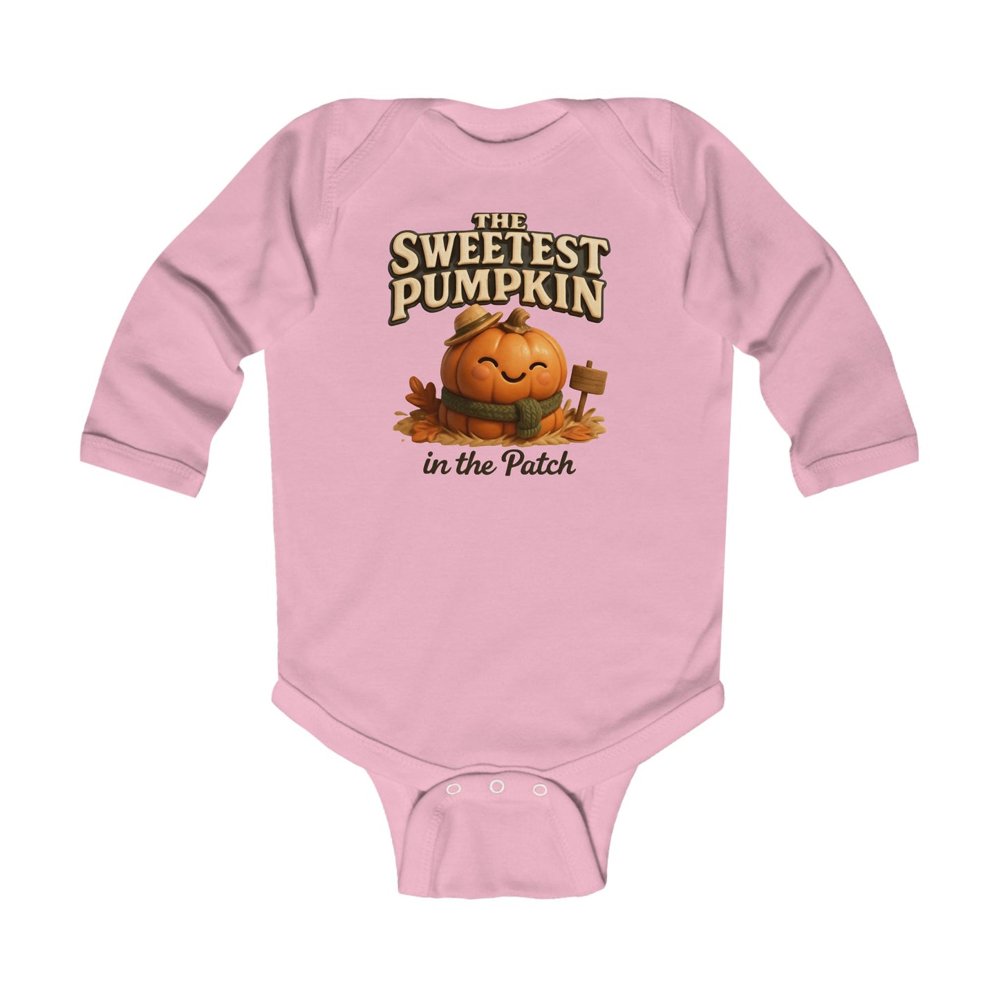 The Sweetest Pumpkin in the Patch Baby Long Sleeve Bodysuit