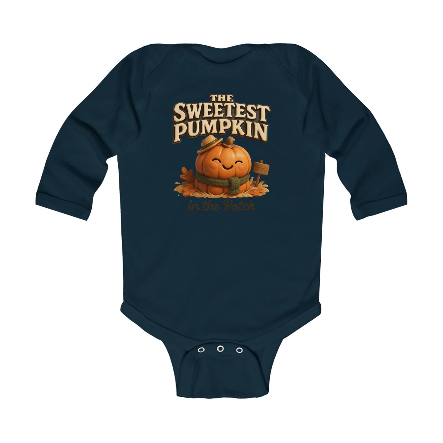 The Sweetest Pumpkin in the Patch Baby Long Sleeve Bodysuit