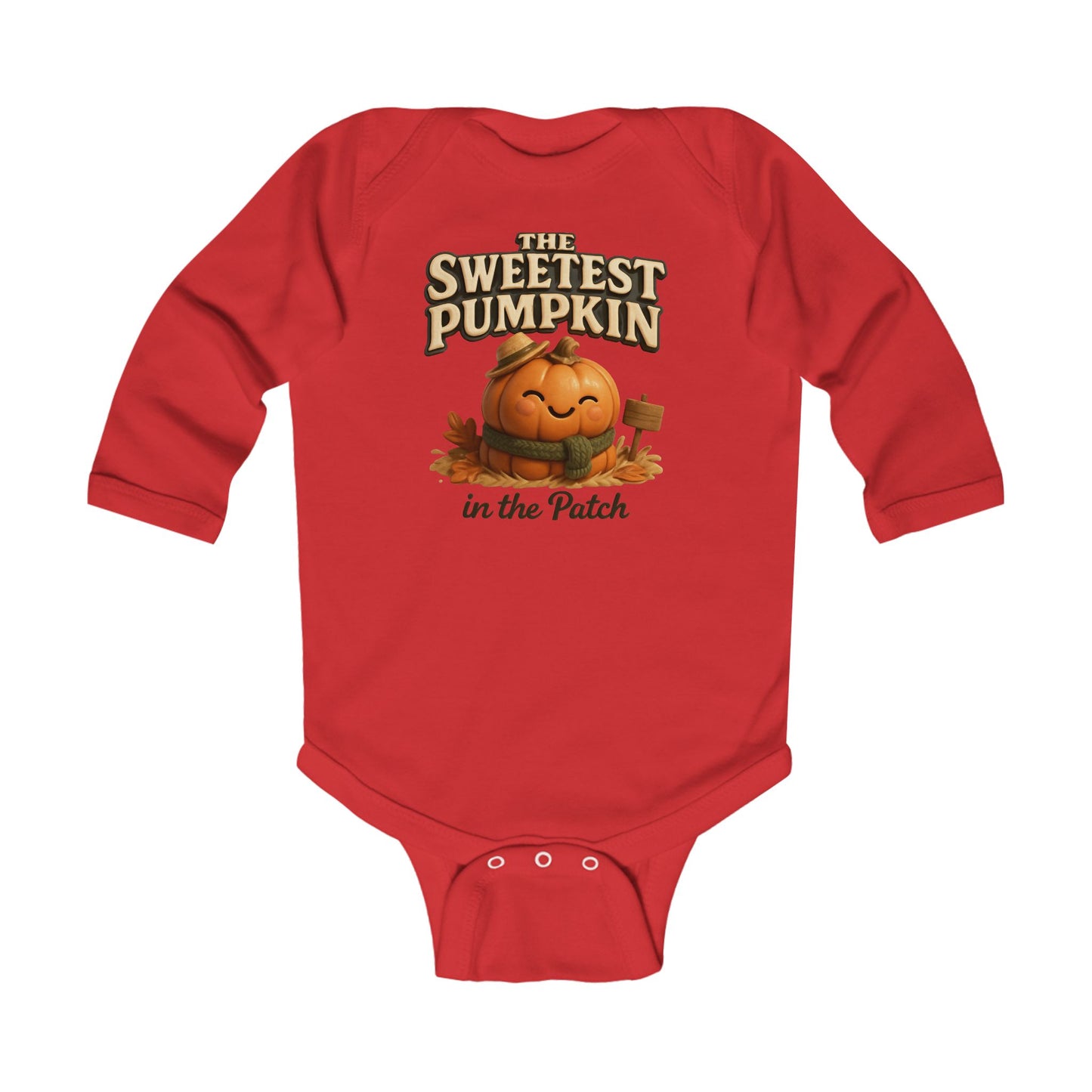 The Sweetest Pumpkin in the Patch Baby Long Sleeve Bodysuit