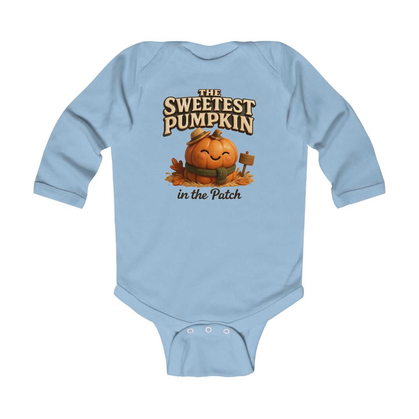 The Sweetest Pumpkin in the Patch Baby Long Sleeve Bodysuit
