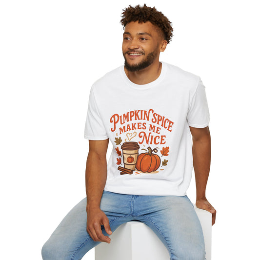 Pumpkin Spice Makes Me Nice T-Shirt