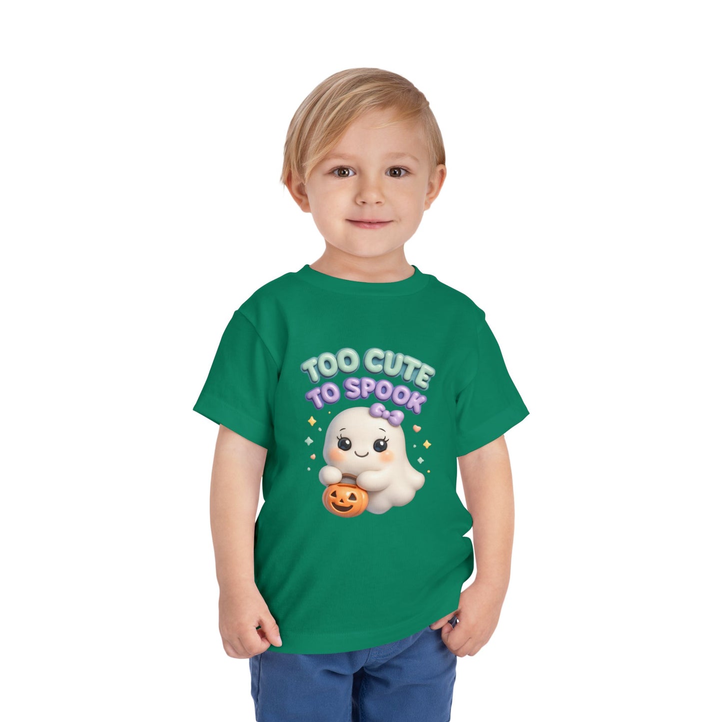 Too Cute to Spook Toddler Short Sleeve Tee