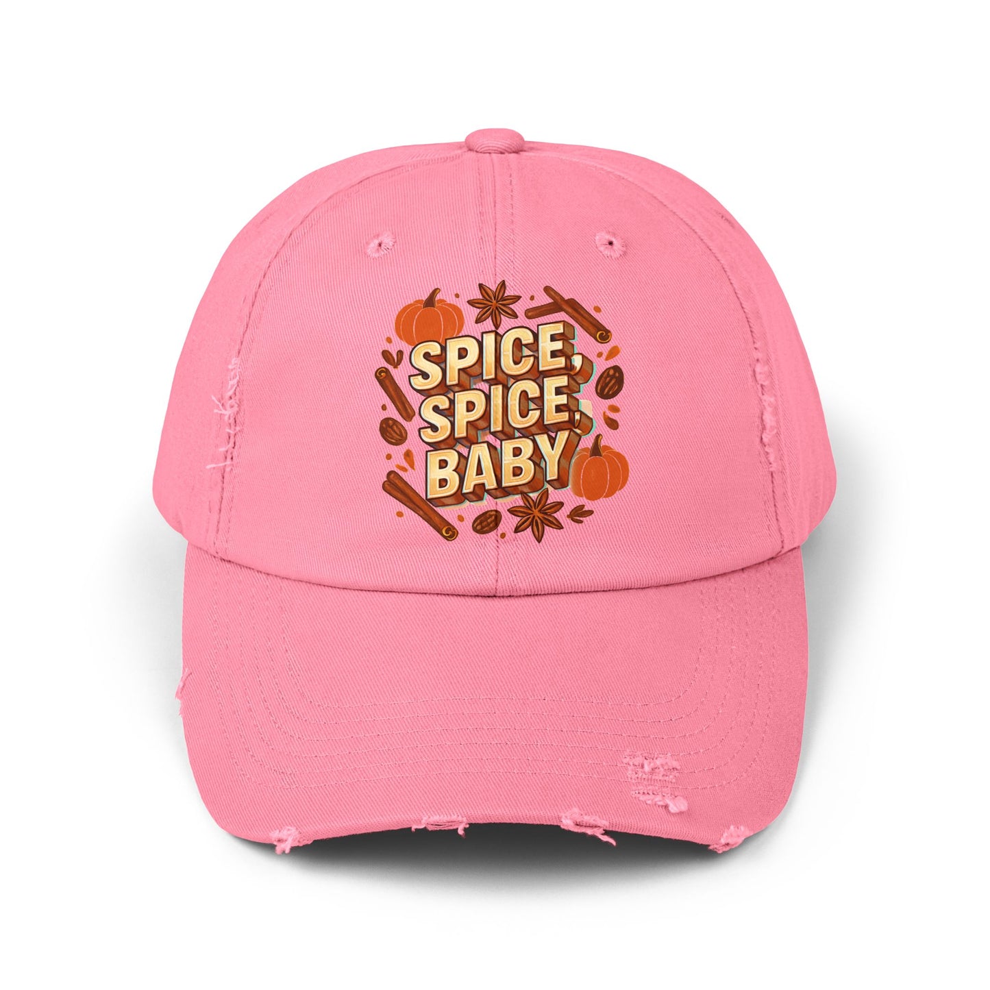 Spice Spice Baby Unisex Distressed Cap
