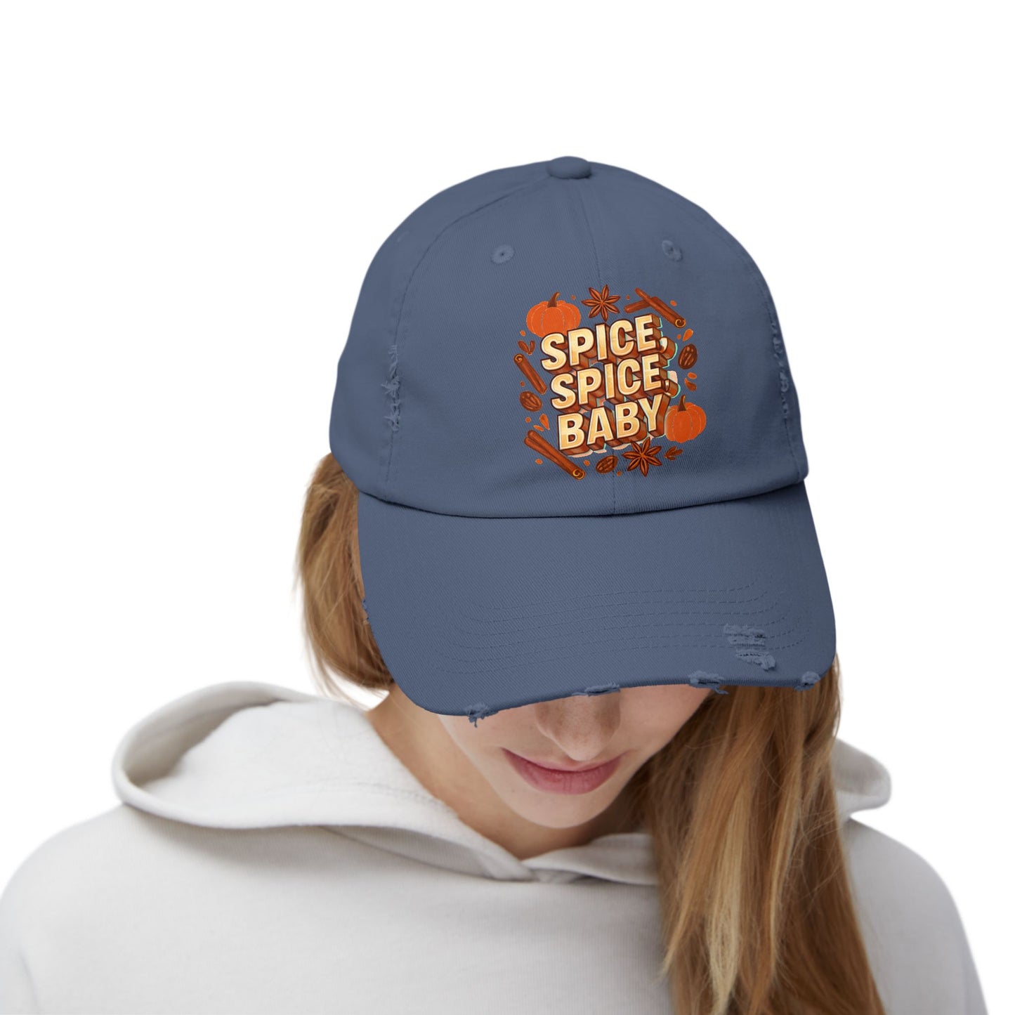 Spice Spice Baby Unisex Distressed Cap