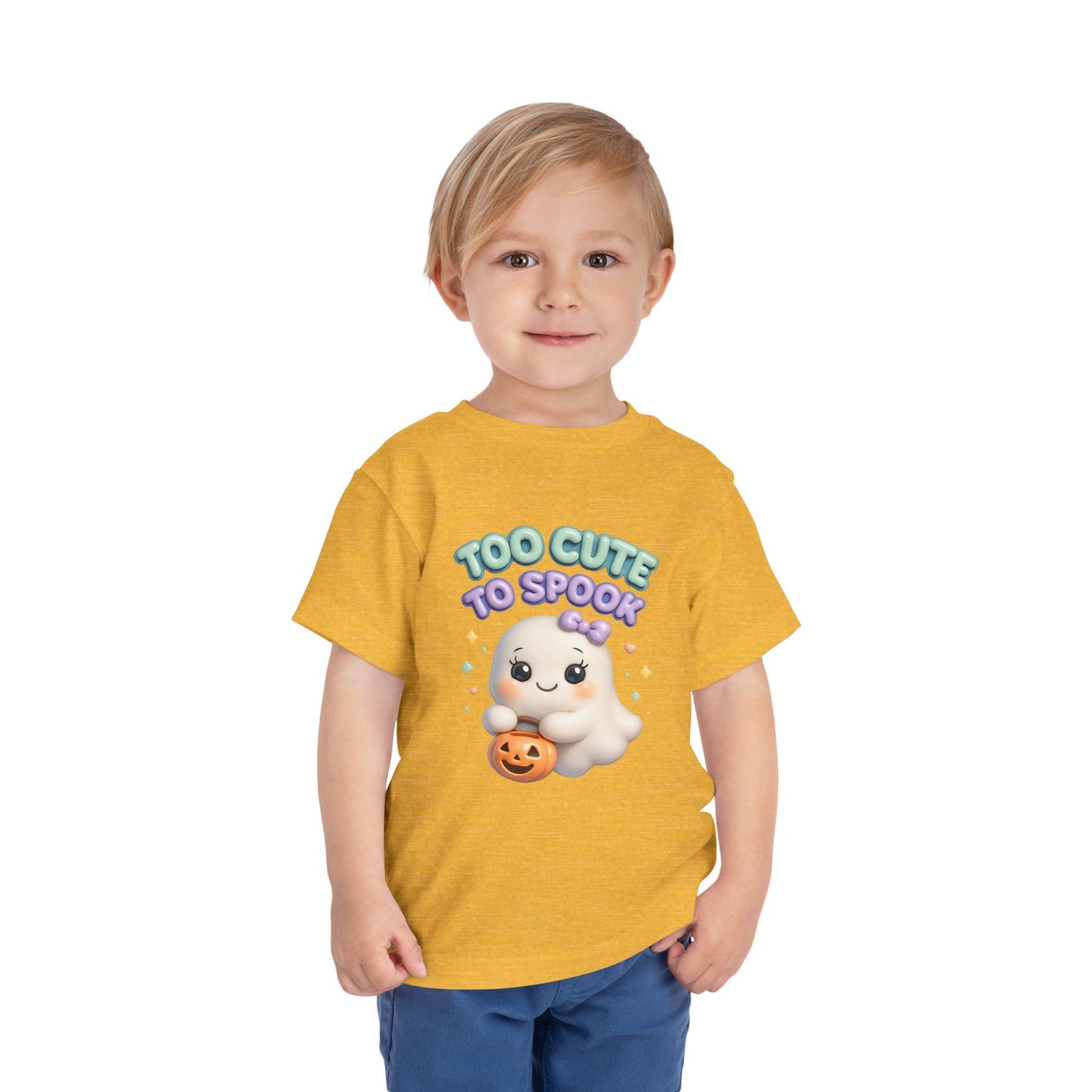 Too Cute to Spook Toddler Short Sleeve Tee