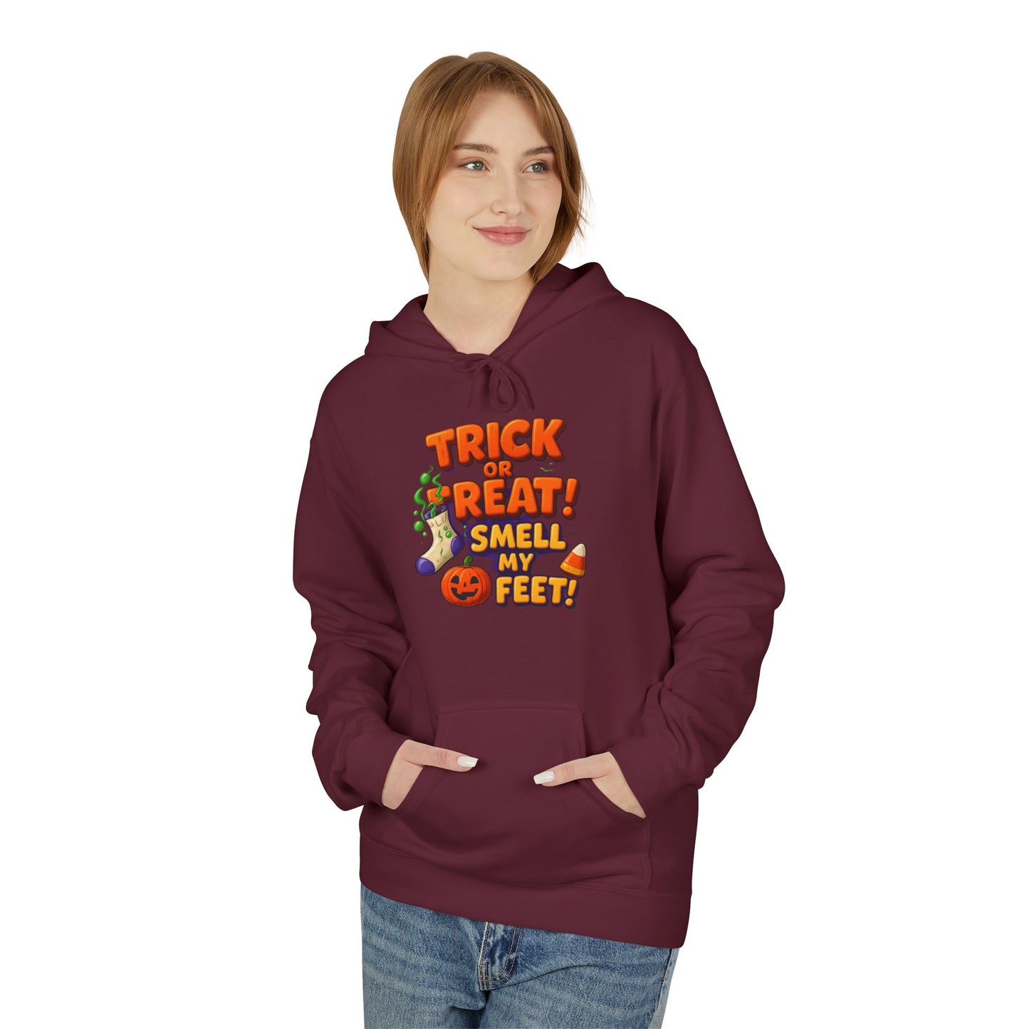 Trick or Treat, Smell my Feet Men's Hoodie