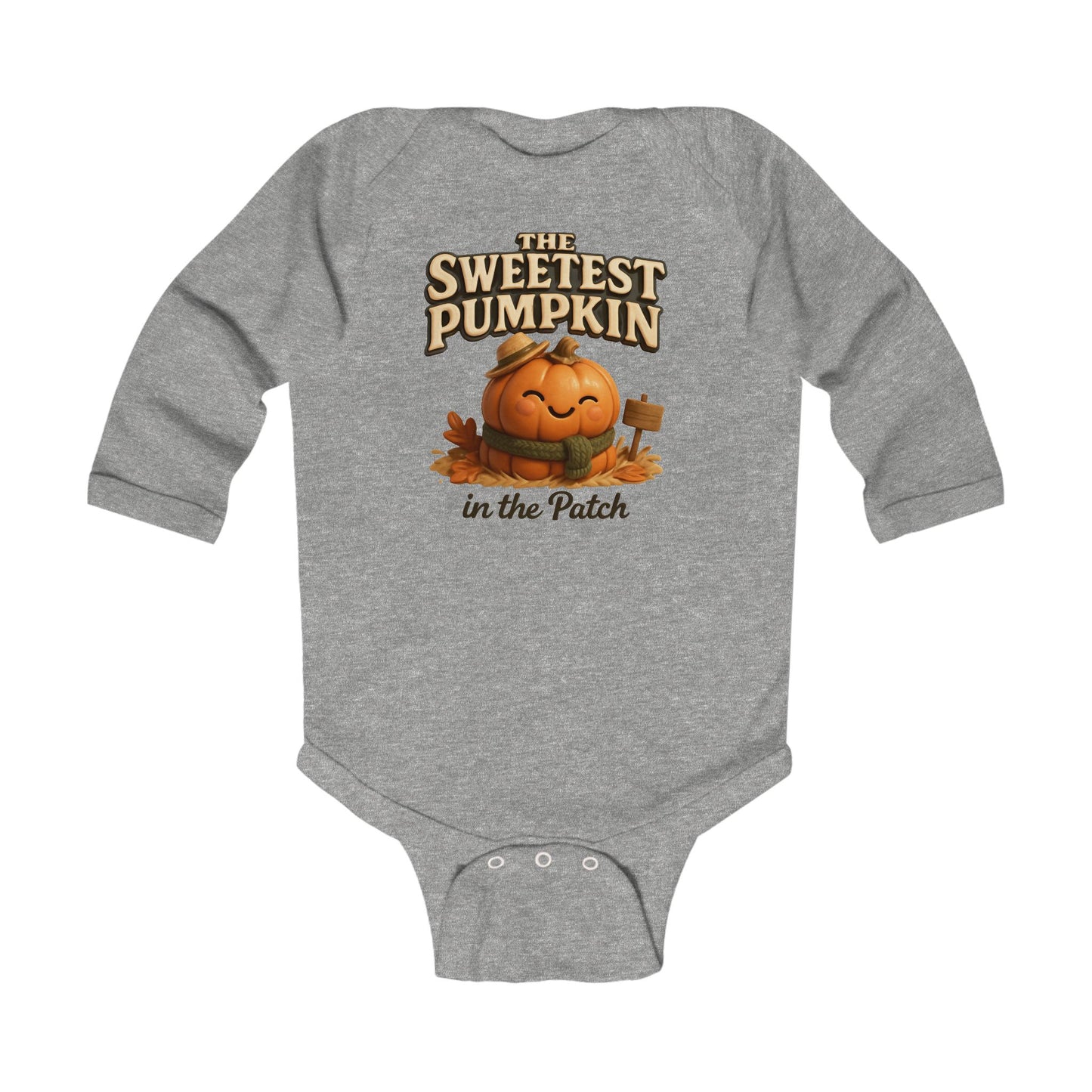 The Sweetest Pumpkin in the Patch Baby Long Sleeve Bodysuit