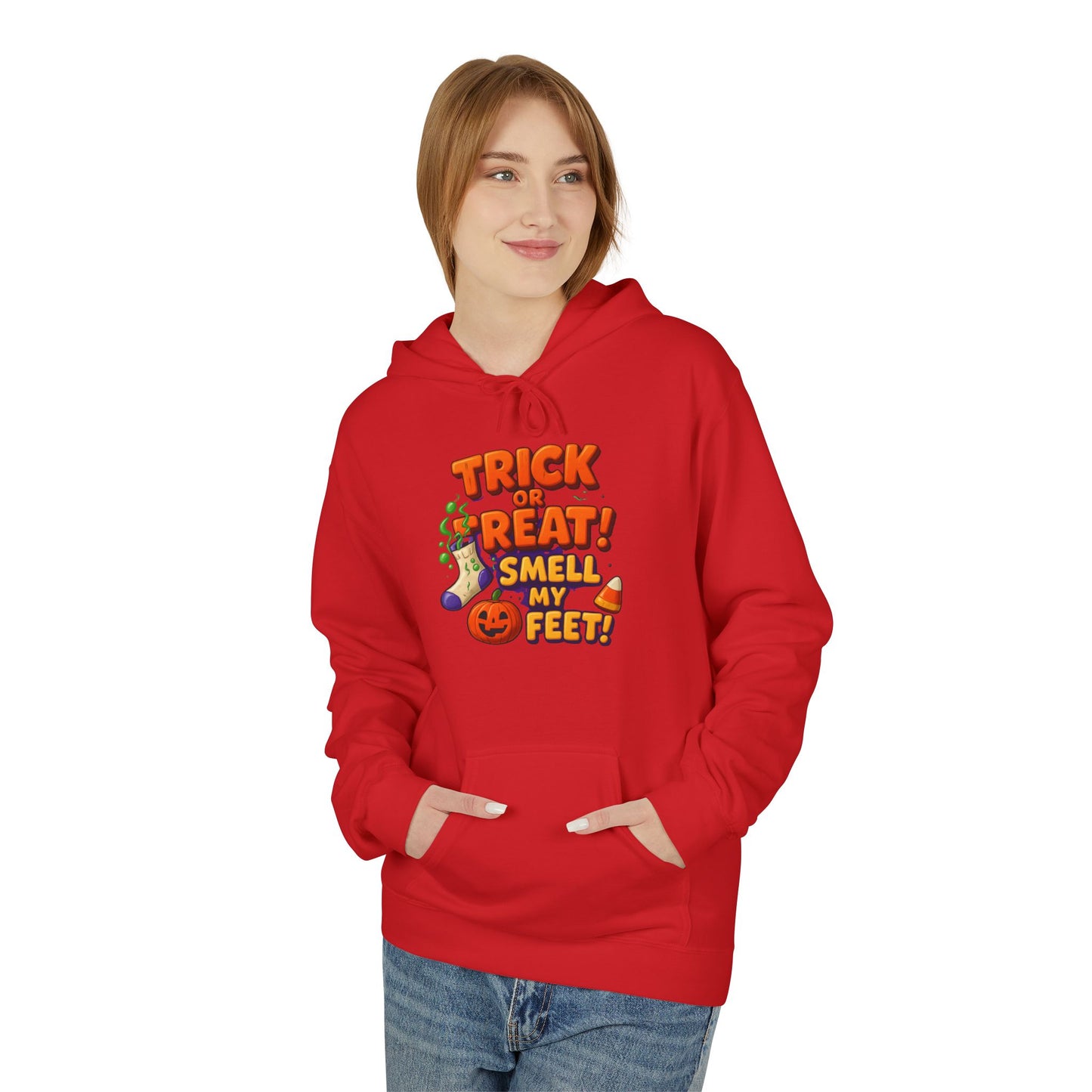 Trick or Treat, Smell my Feet Men's Hoodie