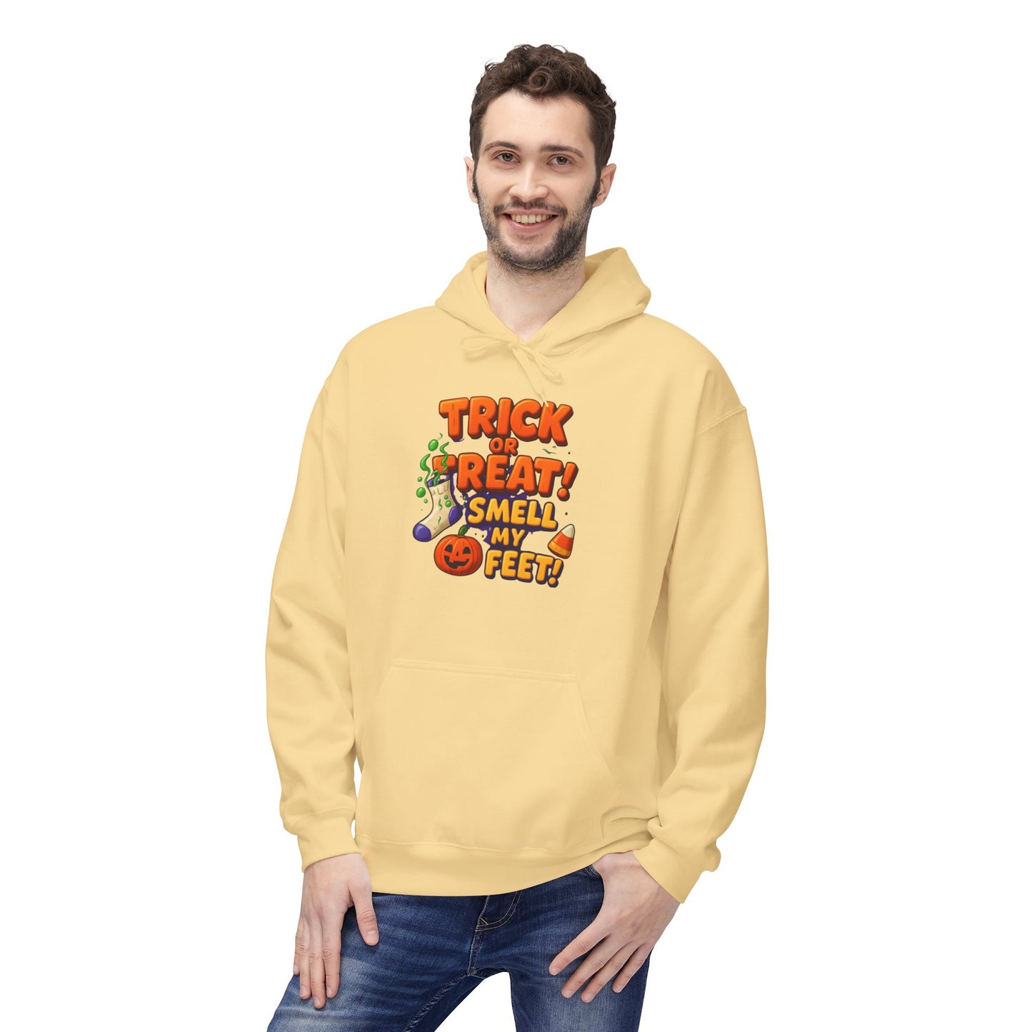 Trick or Treat, Smell my Feet Men's Hoodie