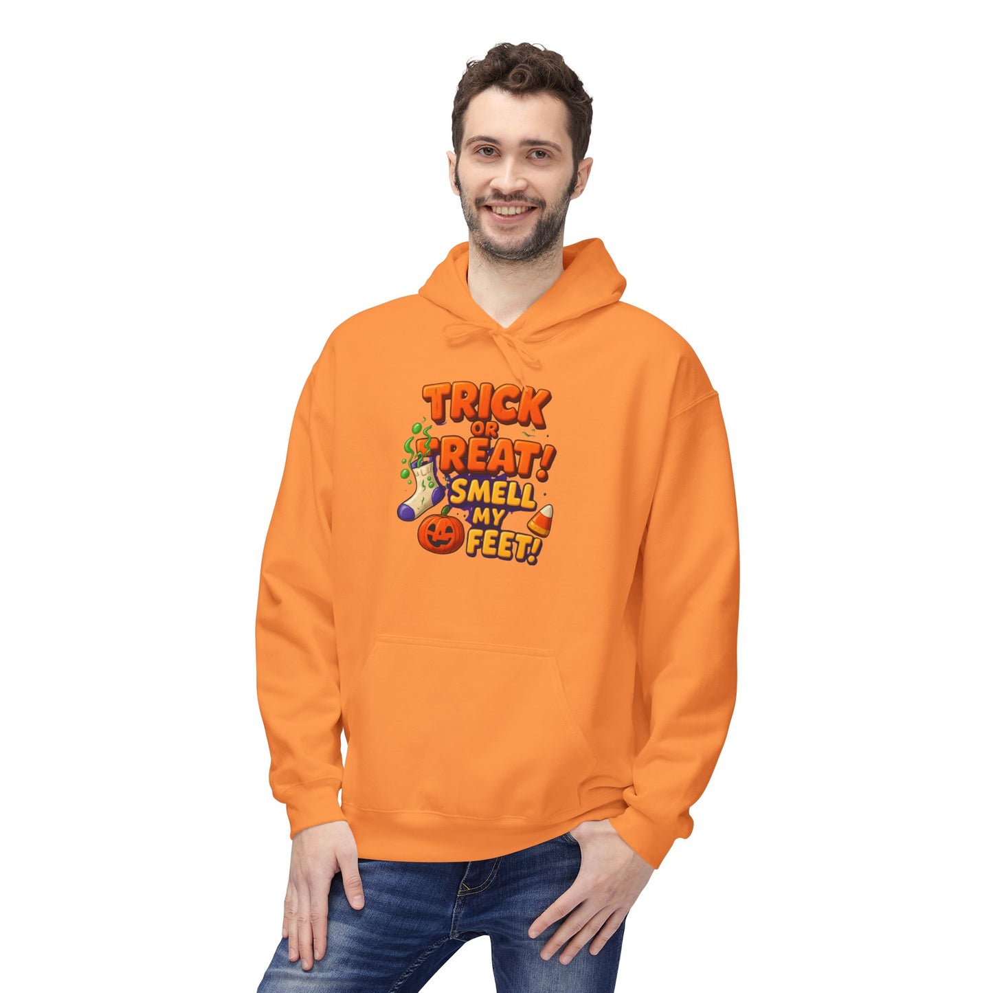 Trick or Treat, Smell my Feet Men's Hoodie