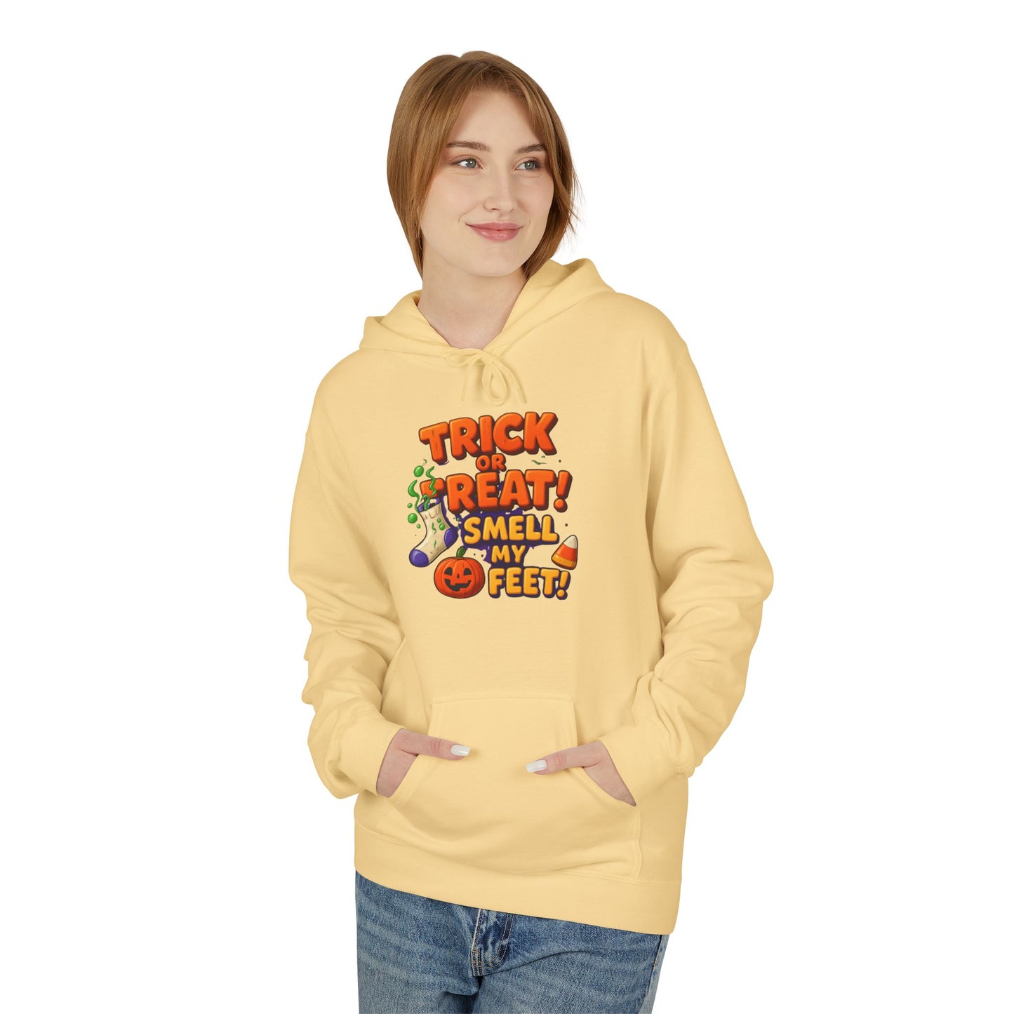 Trick or Treat, Smell my Feet Men's Hoodie