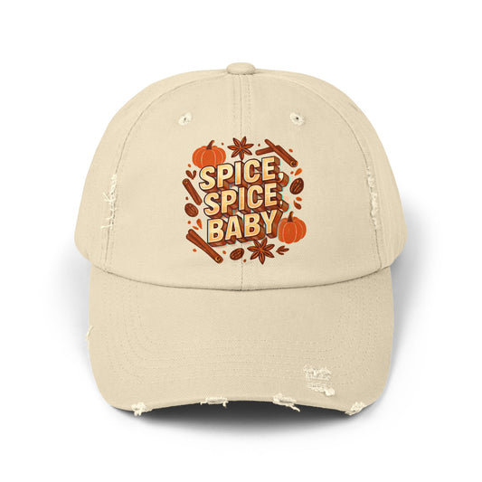 Spice Spice Baby Unisex Distressed Cap