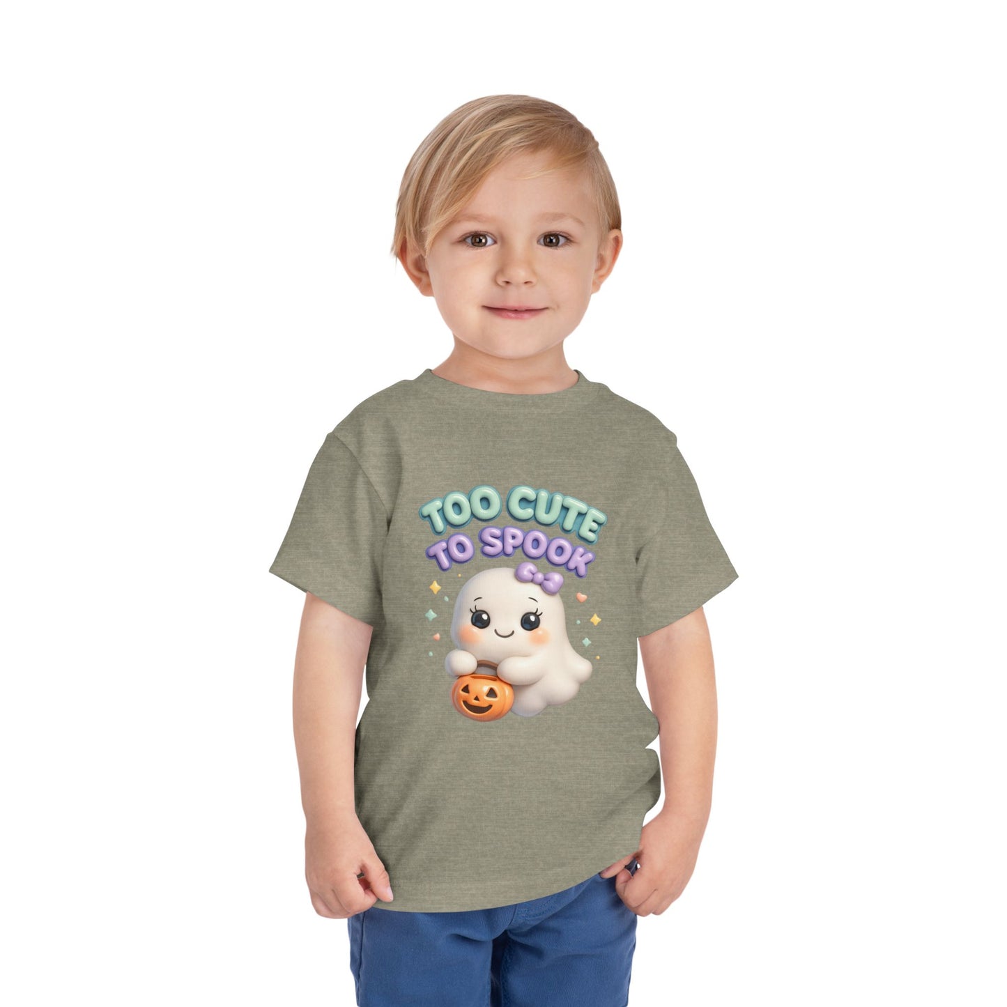 Too Cute to Spook Toddler Short Sleeve Tee